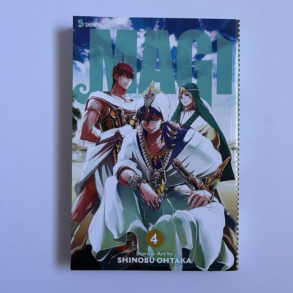 Viz Media Manga Magi Vol 4 9781421559544 Shinobu Ohtaka Shonen Sunday Edition‎